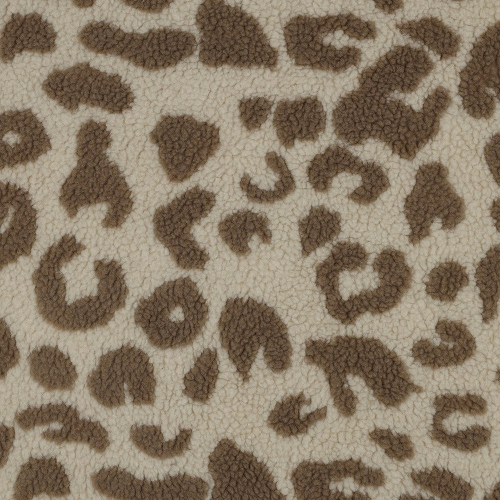 03741.001 TEDDY JACQUARD ANIMAL SKIN - TAUPE