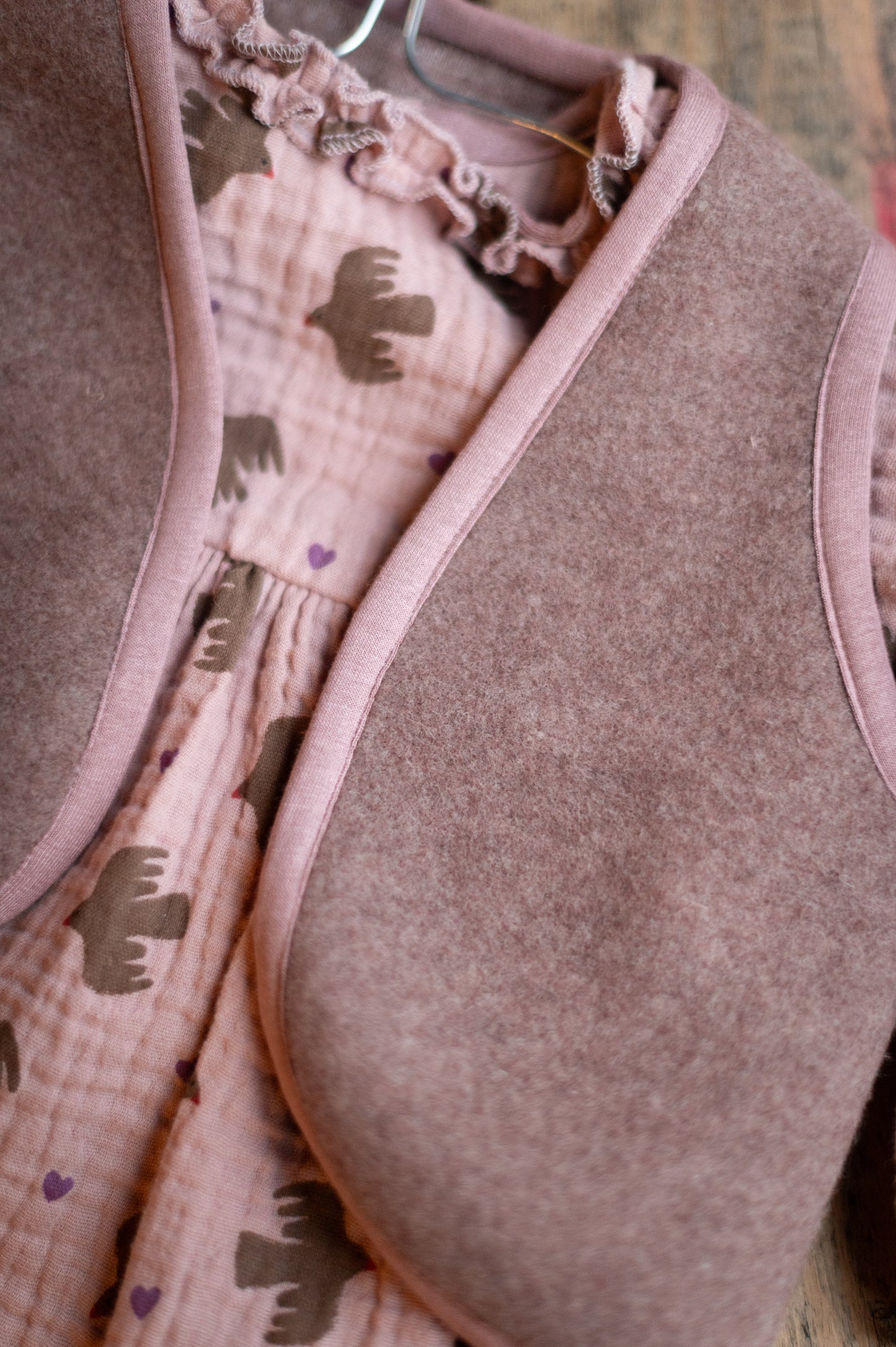 03764.006 MERINO WOOL FLEECE - BEIGE