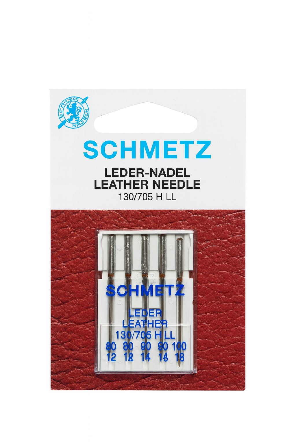 Schmetz leder naald - 80/12 - 90/14 - 100/16