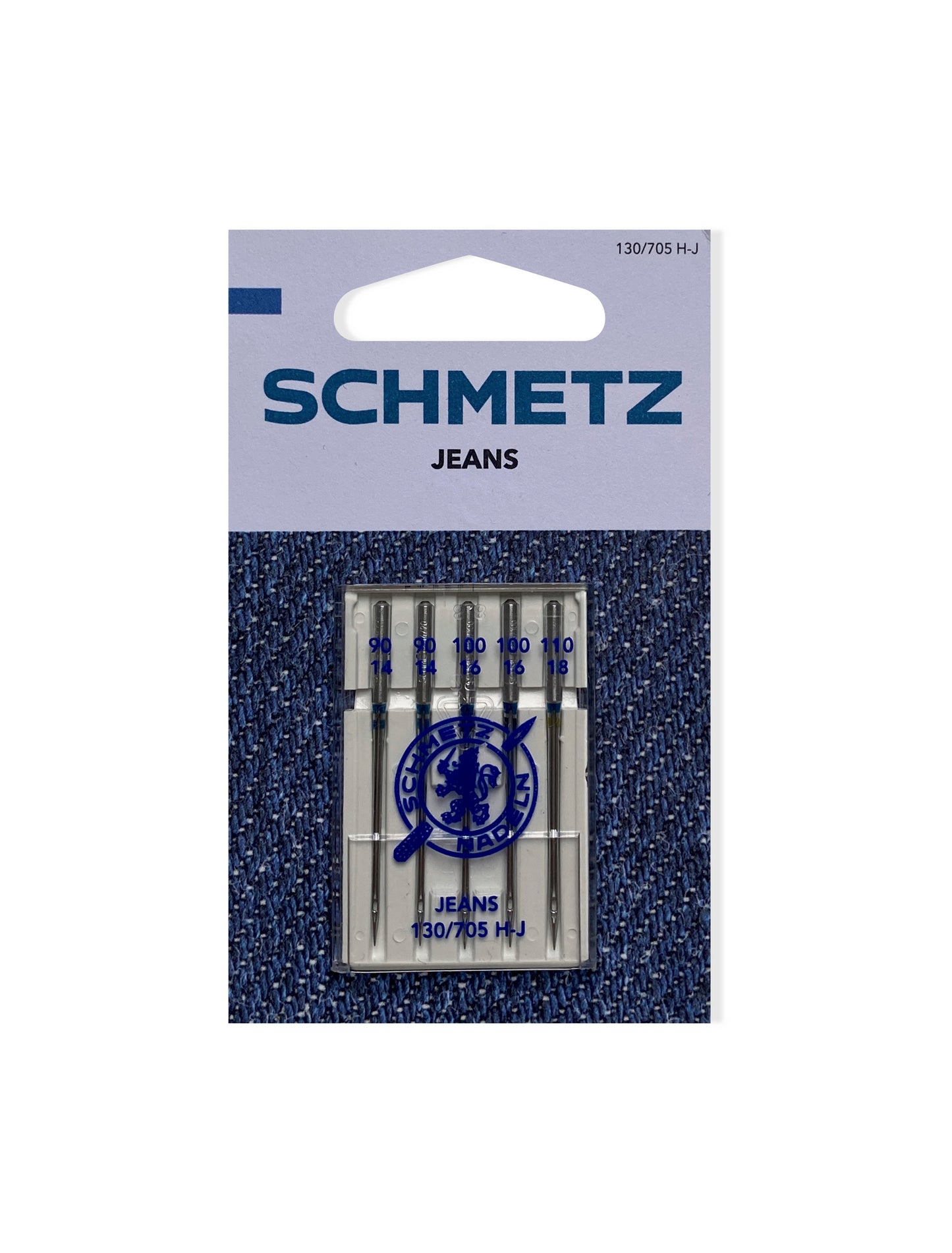 Schmetz jeans naald - 90/14 - 100/16 - 110/18