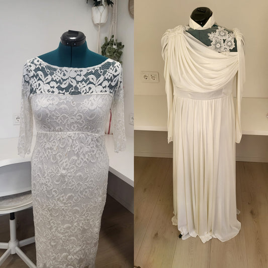 Trouwjurk in een nieuw jasje!
