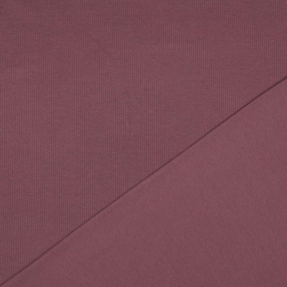 01072.060 RIB JERSEY - AUBERGINE