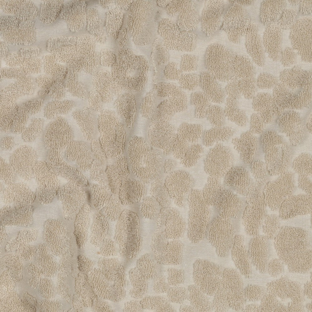03740.002 COTTON TOWELLING KNIT ANIMAL SKIN - SAND
