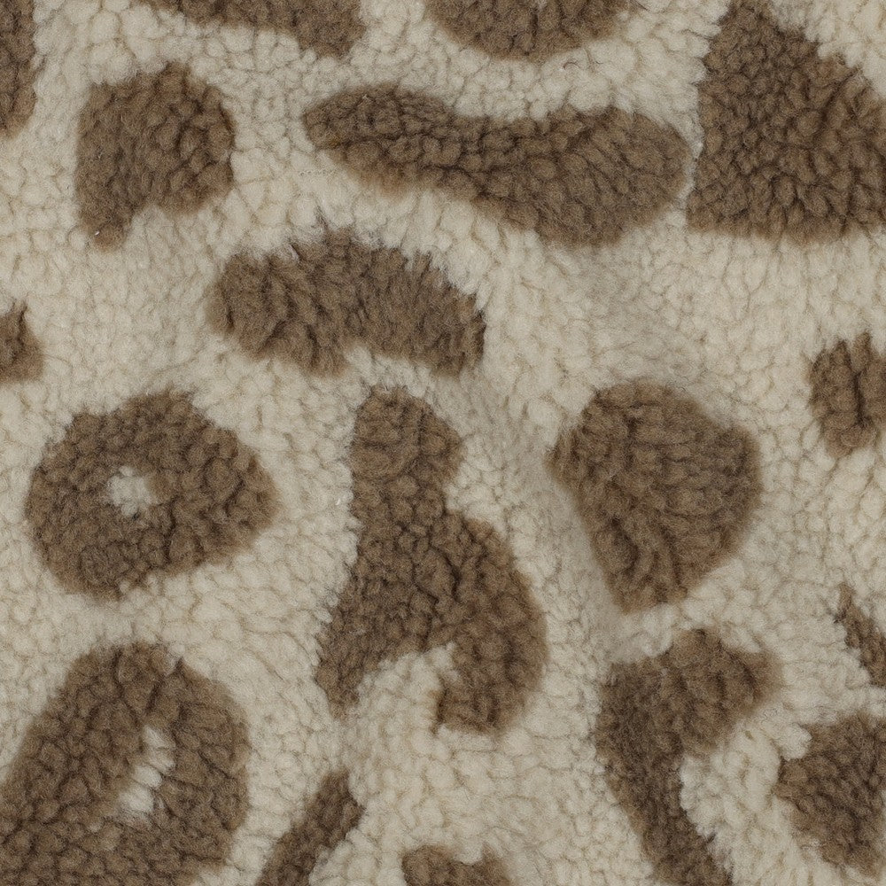 03741.001 TEDDY JACQUARD ANIMAL SKIN - TAUPE