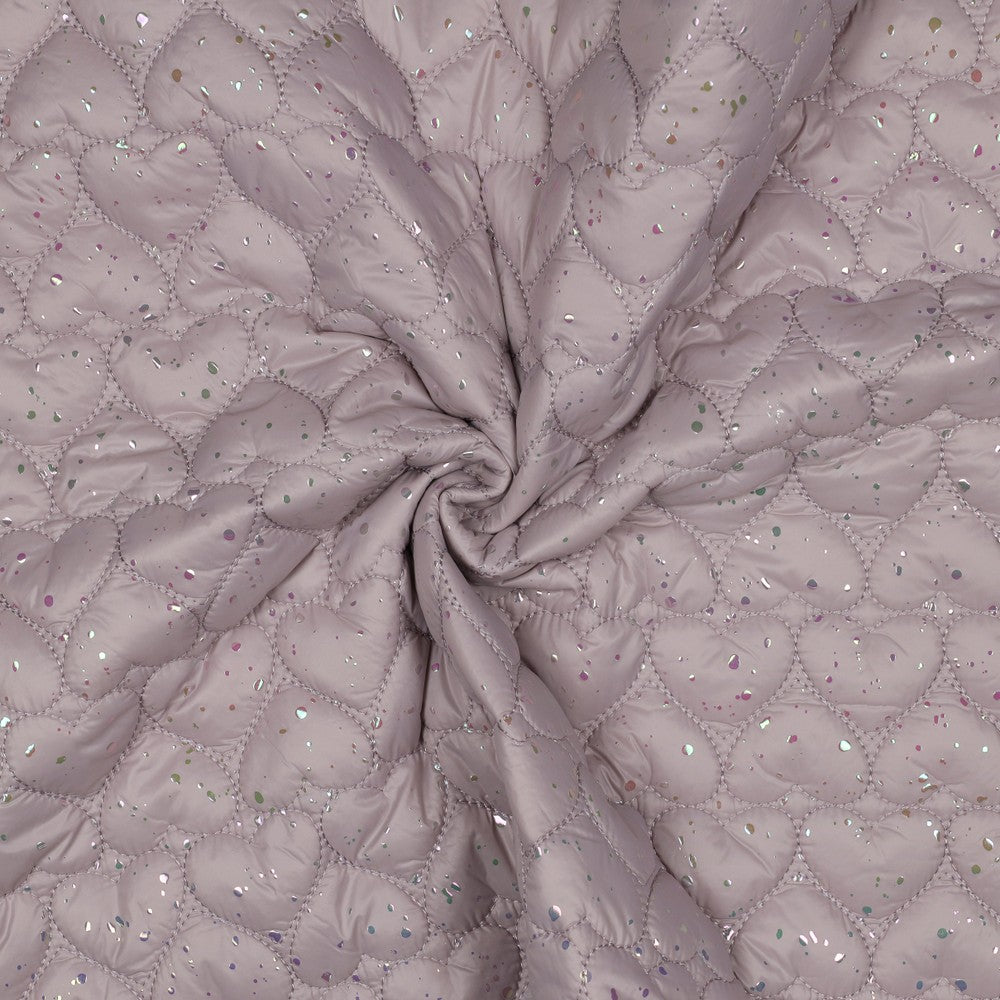 03888.001 STEPPED FOIL HEARTS - DARK POWDER