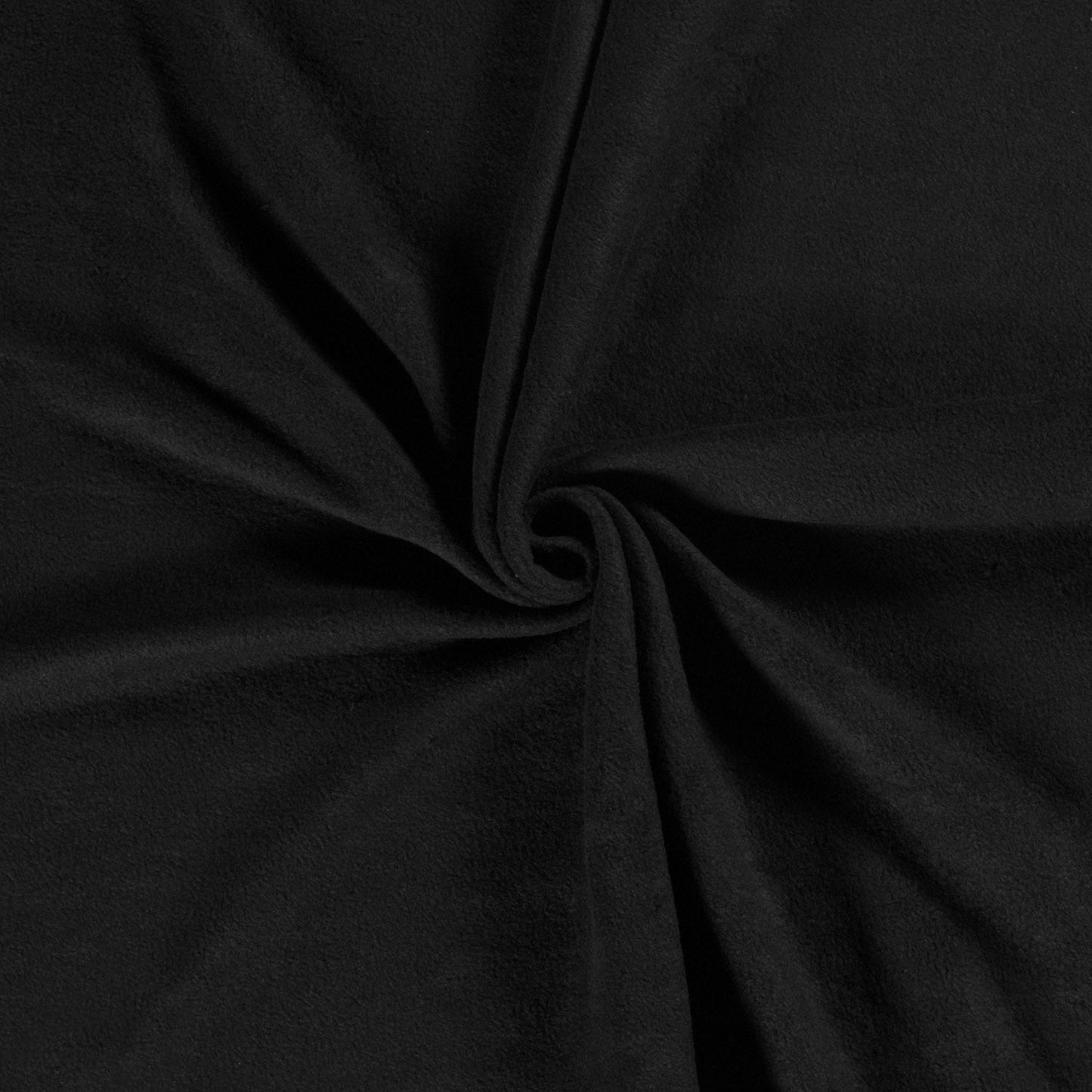 09111/069 POLAR FLEECE STOF BRUSHED EFFEN ZWART