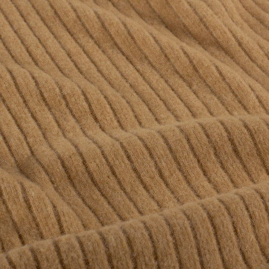 24145/053 Poly Viscose Jersey stof Effen Camel