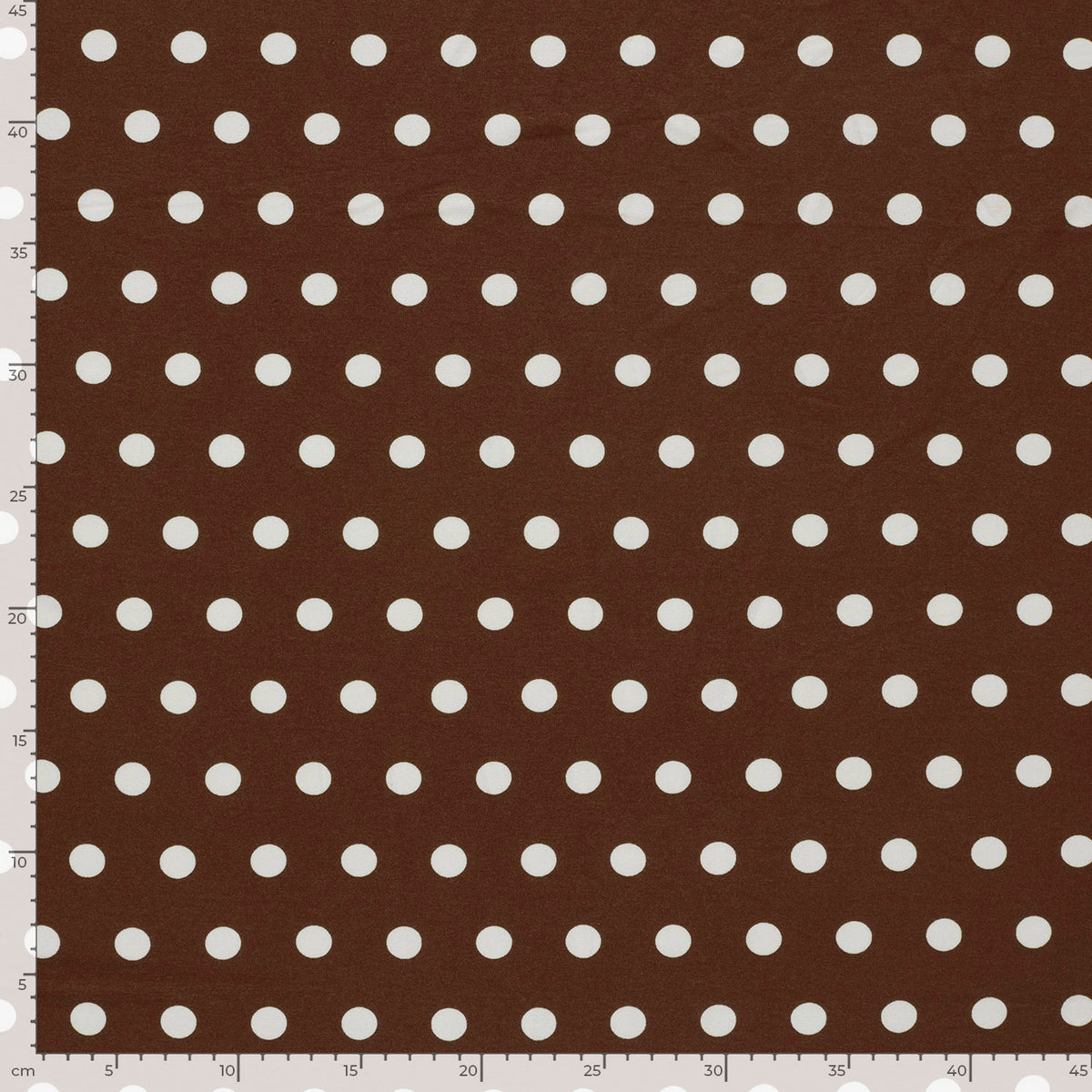 26025.055 VISCOSE JERSEY POLKA DOTS  - BRUIN