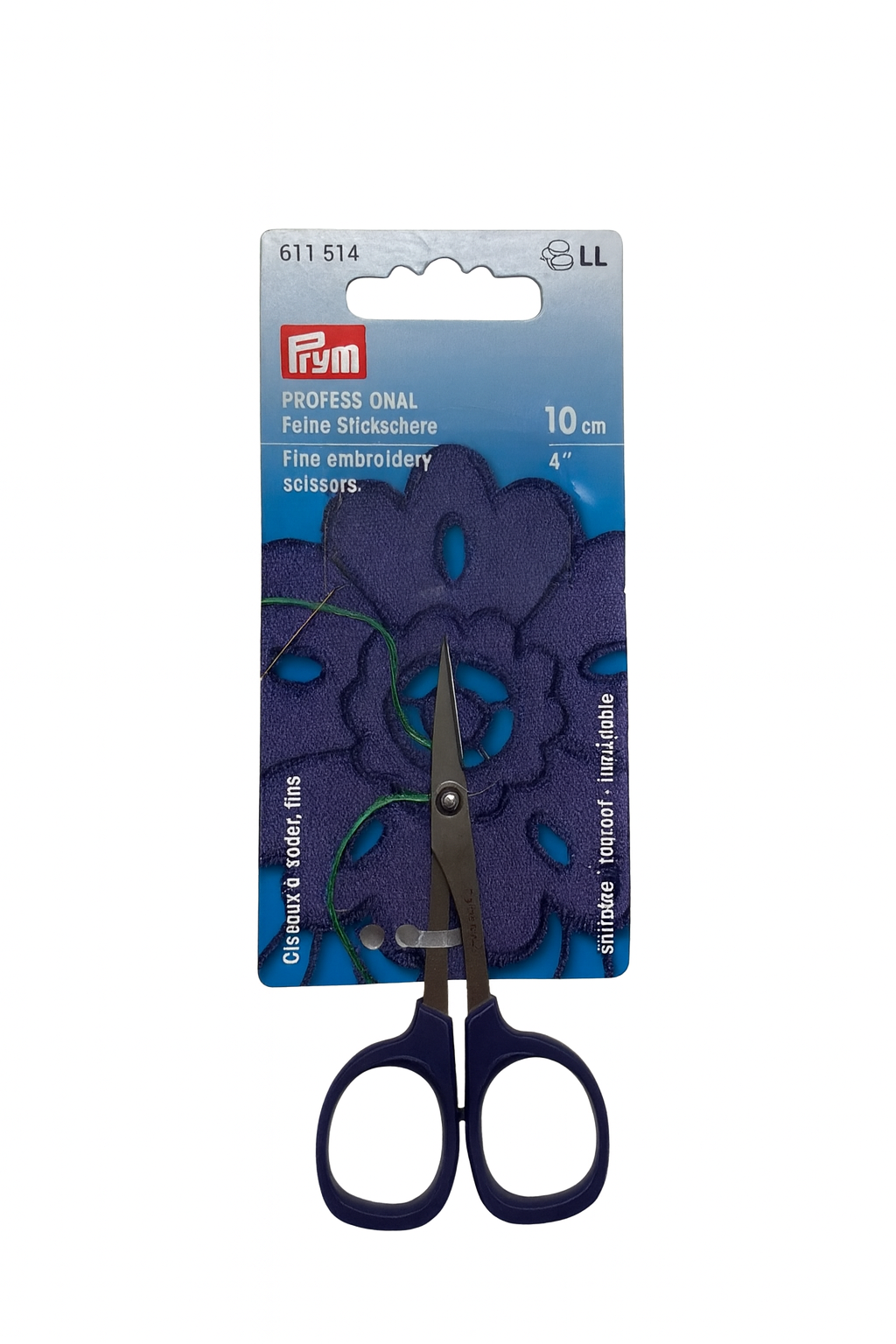 Prym 611514 Professional Borduurschaar ST fijn 4'' 10 cm