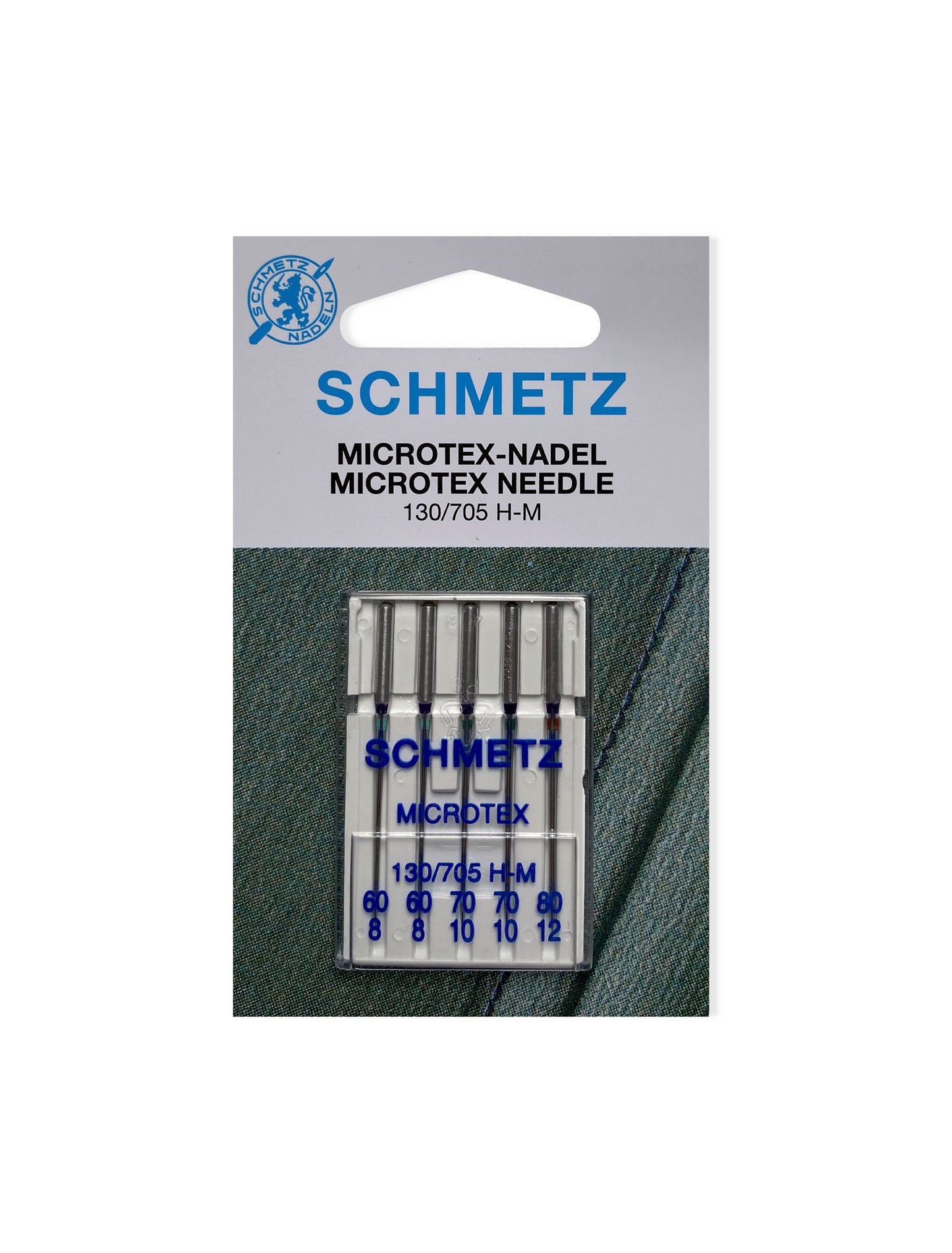 Schmetz Microtex - 60/8 -70/10 - 80/12