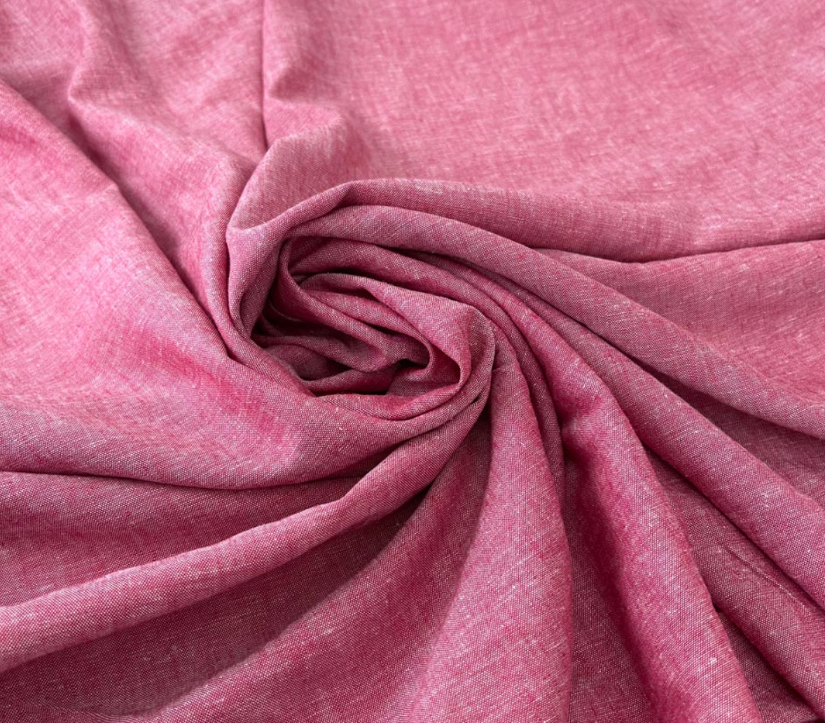 Katoen/Linnen blend - rood